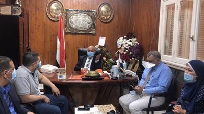 وكيل صحة الغربيه يشدد علي متابعه مراكز تطعيم لقاح كورونا -صور