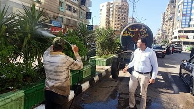 إستمرار رفع القمامة ومتابعة المشروعات لتحسين مستوى الخدمات بمحافظة الدقهلية اثناء اجازة العيد