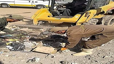 ١٥ محضر وحملة نظافة فى اليوم العاشر لتطبيق قرارات مجلس الوزراء بالزينية شمال الأقصر