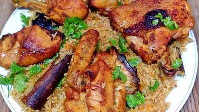 مندى الدجاج مع الارز البسمتي .. مطبخ صابرين