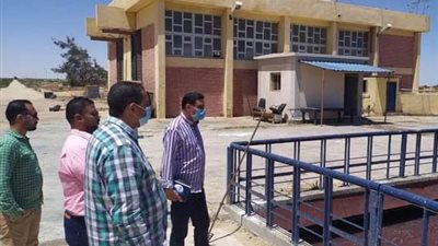 صحة مطروح تتفقد محة الصرف وتؤكد علي ضرورة اتباع الاشتراطات