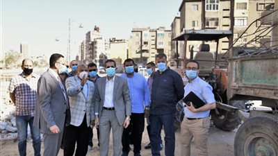محافظ الغربية يتابع أعمال الرصف والتطوير بطنطا-صور
