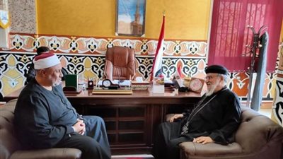 مدير أوقاف الإسماعيلية لوفد كنيسة الملاك : السماحة الدينية تجمع الشعب المصري