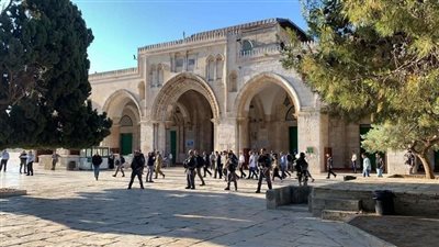 بحراسة مشددة من الشرطة الإسرائيلية..مستوطنون يجددون اقتحاماتهم للأقصى
