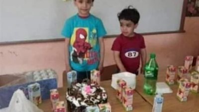الطفلان الشقيقان ماتا حرقاً فى تلا بالمنوفية