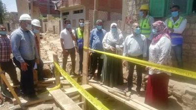 البدء فى تنفيذ 32 مشروع صرف صحى ضمن حياه كريمة فى سوهاج..بالصور