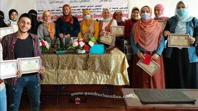 كلية التمريض بالزقازيق تكرم الفائزين بمسابقة مجلة هوية بمؤتمر مناهضة العنف ضد المرأة