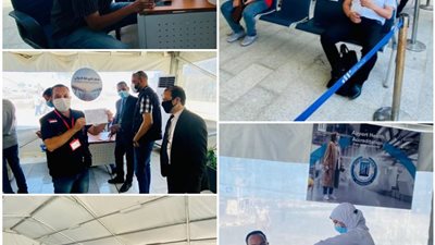 المصرية للمطارات تبدأ في تطعيم العاملين لقاح فيروس كورونا المستجد
