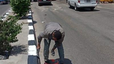 صيانه اعمده الاناره ودهانات لكورنيش حى المعصره