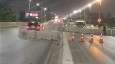 إجراء بعض الإصلاحات والصيانة بمحور 26 يوليو