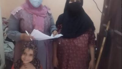 المجلس القومي للمرأة في اسوان يبدأ في حملة طرق الابواب للوقاية من كورونا