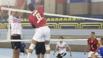 شباب الأهلى يفوز على الزمالك ببطولة الجمهورية للكرة الطائرة