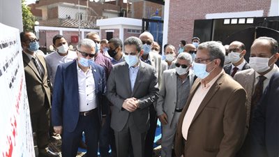 افتتاح 3 مدارس ومحطة صرف صحي بطنطا بتكلفة ١٢٠ مليون جنيه..صور