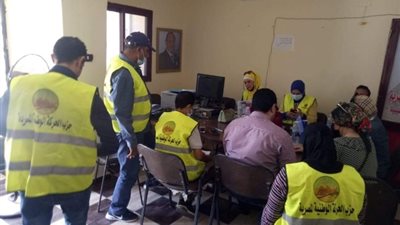 الحركه الوطنية بالإسماعيلية يحول مقرة لتسجيل الراغبين تلقى لقاح فيروس كورونا