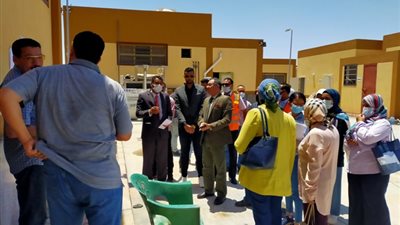 رئيس جهاز تعمير الساحل الشمالي الغربي يتفقد مجزر مدينة الحمام المطور.. صور