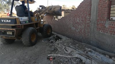 محافظ دمياط..إزالة ١٨ تعدى بمركز الزرقا ضمن الموجة ١٧ لإزالة التعديات على أملاك الدولة