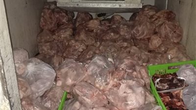 تموين العاشر: ضبط ٥٥٠ كيلوا دواجن وكبد غير صالحة للاستهلاك الآدمي وتحرير محاضر ضد اصحاب انشطة تجارية مخالفة