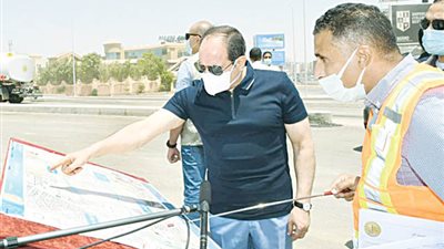 رفع كفاءة الطريق الدائري حول القاهرة الكبري