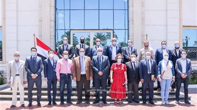 ميناء دمياط يستقبل وفداً من الوكالة اليابانية للتعاون الدولي