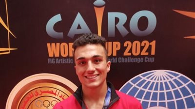 ليث نجار يحصد فضية كأس العالم للجمباز
