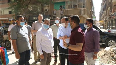 محافظ المنوفية يتفقد الاعمال النهائية لتطوير كوبري مبارك وحديقة 30 يونيو .. صور