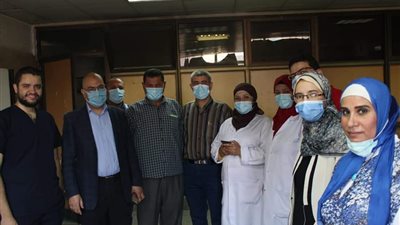 الأطباء الجدد و الامتياز يتلقون لقاح فيرس سى بمستشفيات جامعة بني سويف
