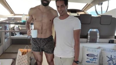 صور محمد صلاح من داخل يخت بالغردقة