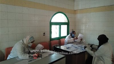 الكشف على ( 1285) مواطن خلال القوافل الطبية في قرية بلانة بنصر النوبة