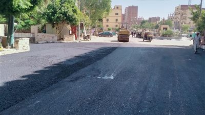 ابشواى تتجمل.. رصف ميدان النافورة بكوبري ابو جنشو