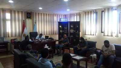 حامد يستقبل مسئول وحدة المتغيرات المكانية لمتابعة التعديات والبناء المخالف لمدينة رأس غارب