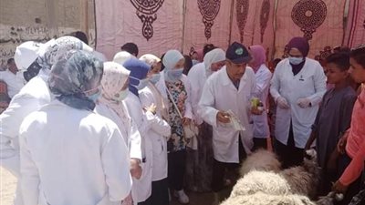 جامعة سوهاج تطلق قافلتها الأسبوعية المجانية لقرية نزة الحاجر بجهينه