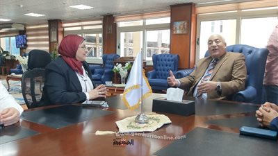 هناء سرور تجتمع مع رئيس جامعة السادات ونواب السادات لبحث إحياء إنشاء المستشفي الجامعى