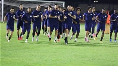 الإنتاج الحربى يختتم تدريباته إستعداداً لمواجهة المصرى فى الدورى