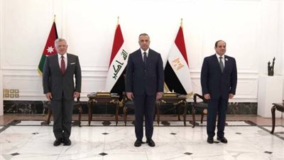 ننشر البيان الختامى للقمة الثلاثية ببغداد بين قادة مصر والاردن والعراق
