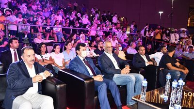 أشرف صبحى يحضر نهائي البطولة الدولية لأبطال الإسكواش