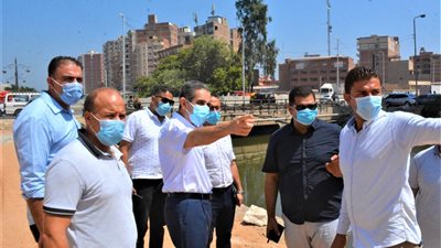 جولة تفقدية لمحافظ الغربية لمتابعة تنفيذ المشروعات بطنطا-صور