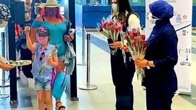 مطار الغردقة يستقبل أول رحلة طيران من المانيا