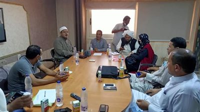 اجتماع تنسيقي لمحو الامية بمدينة النجيله غرب مطروح