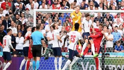 يورو2020.. هدف عالمي للدنمارك في مرمى إنجلترا #فيديو