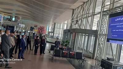 تشغيل تجريبي للمرحلة الاولى من مشروع نظام سيور الحقائب BHS بمبنى الركاب 3