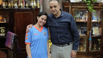 الشمس يضم ميرنا خالد لاعبة يد الاهلي