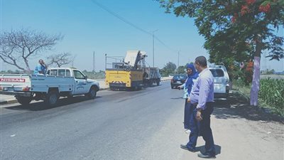 الانتهاء من رصف شارع البريد الجديد وتجهيز مقر للتحفظ على مركبات التوك توك المخالفة بقويســنا
