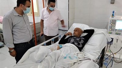 رئيس مدينة الحامول يتفقد مستشفى الحامول المركزى