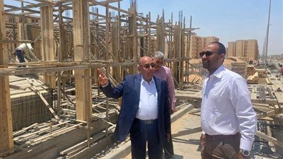 عبدالمقصود: جهاز أكتوبر الجديدة يبدء فى تنفيذ ١٠ الآف وحدة سكنية جديدة.. بالصور