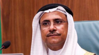 رئيس البرلمان العربى يلتقى الأمين العام للاتحاد البرلمانى الدولى