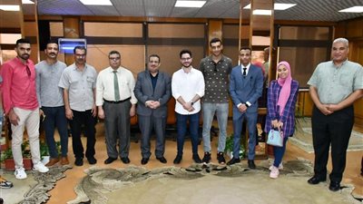 طلاب جامعة القناة يشاركون باللقاء القمي السابع للطالب والطالبة المتميزين
