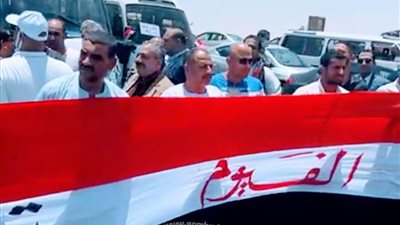 شباب الفيوم .. يشاركون فى المؤتمر القومى حياة كريمة بإستاد بالقاهرة