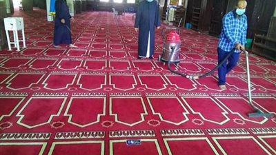 أوقاف السويس: حملات نظافة وتعقيم بالمساجد استعدادآ لصلاة عيد الأضحى.. بالصور