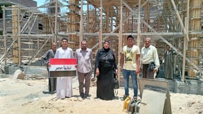 نائب رئيس مركز إسنا تتفقد اعمال مشروعات حياة كريمة بقرية النمسا جنوب الأقصر