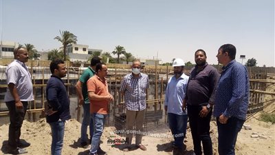 رئيس مدينة مطاي يتابع انتظام العمل بمحطة مياة مطاي بالمنيا